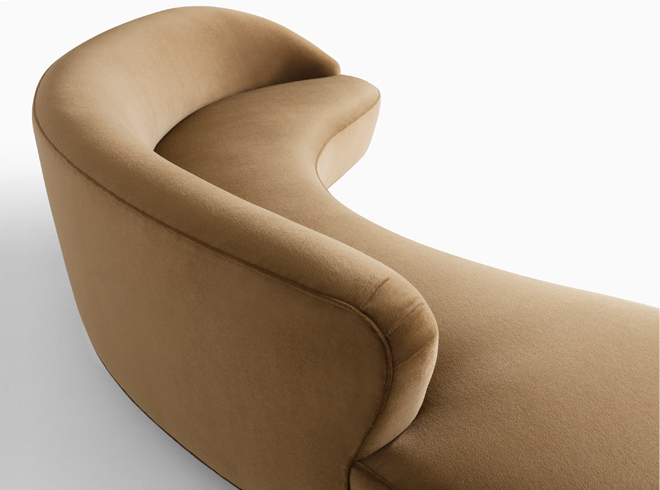 Р”РёРІР°РЅ Free Form Curved Sofa with Arm, РґРёР·Р°Р№РЅ Vladimir Kagan