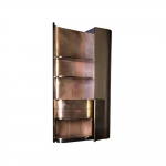Р‘Р°СЂРЅС‹Р№ С€РєР°С„ Tall Brass Cabinet with an Art Deco Spirit and Functional Design