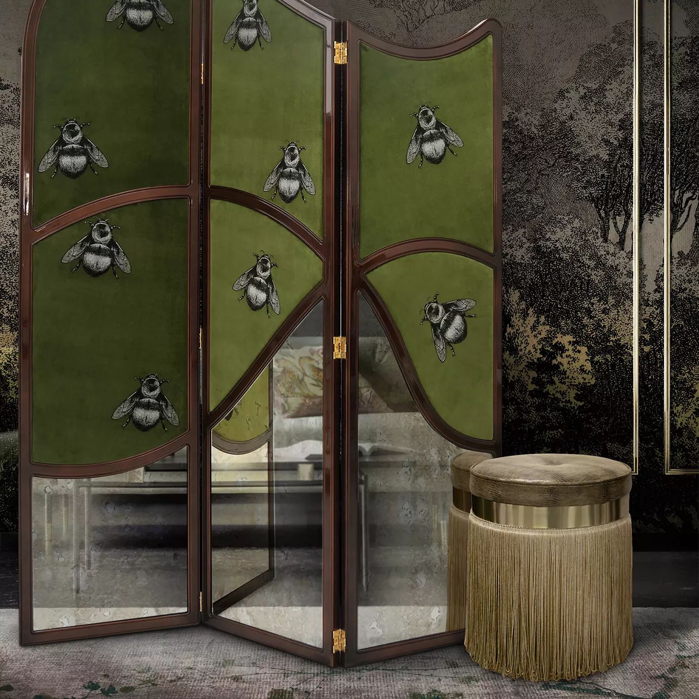 Банкетка Isabella от KOKET, дизайн Boca do Lobo