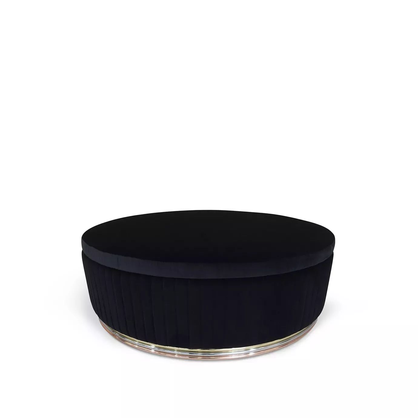 Банкетка Mia круглая от KOKET, дизайн Boca do Lobo