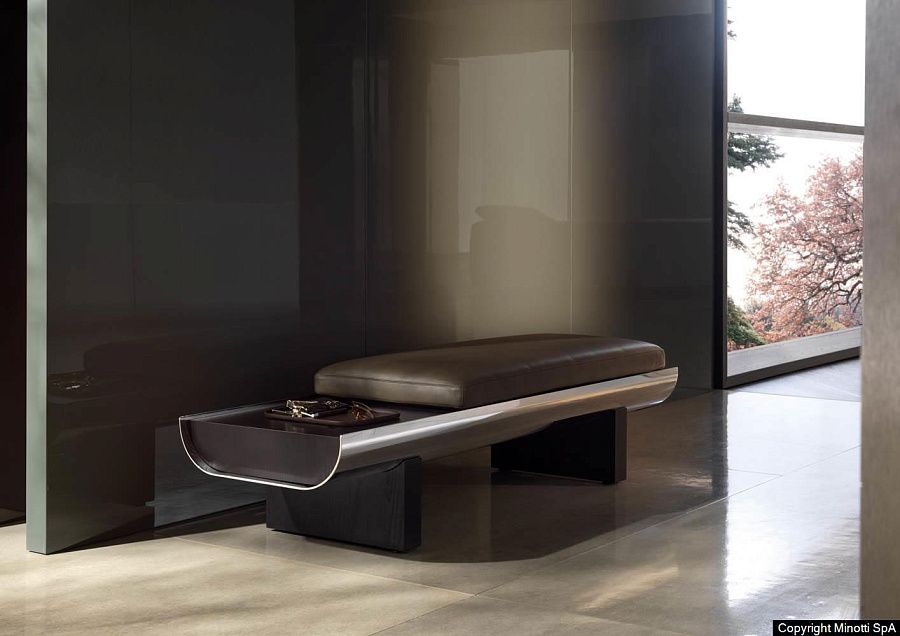 Банкетка Pilotis, дизайн Minotti