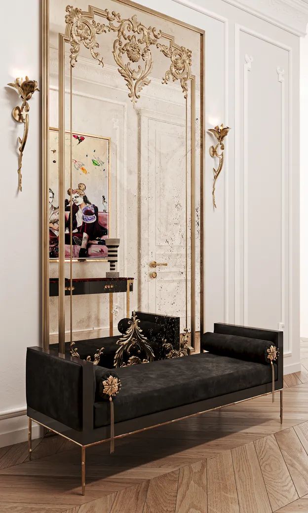 Банкетка Prive Day Bed от KOKET, дизайн Boca do Lobo