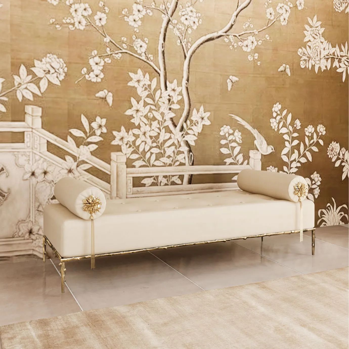 Банкетка Prive от KOKET, дизайн Boca do Lobo