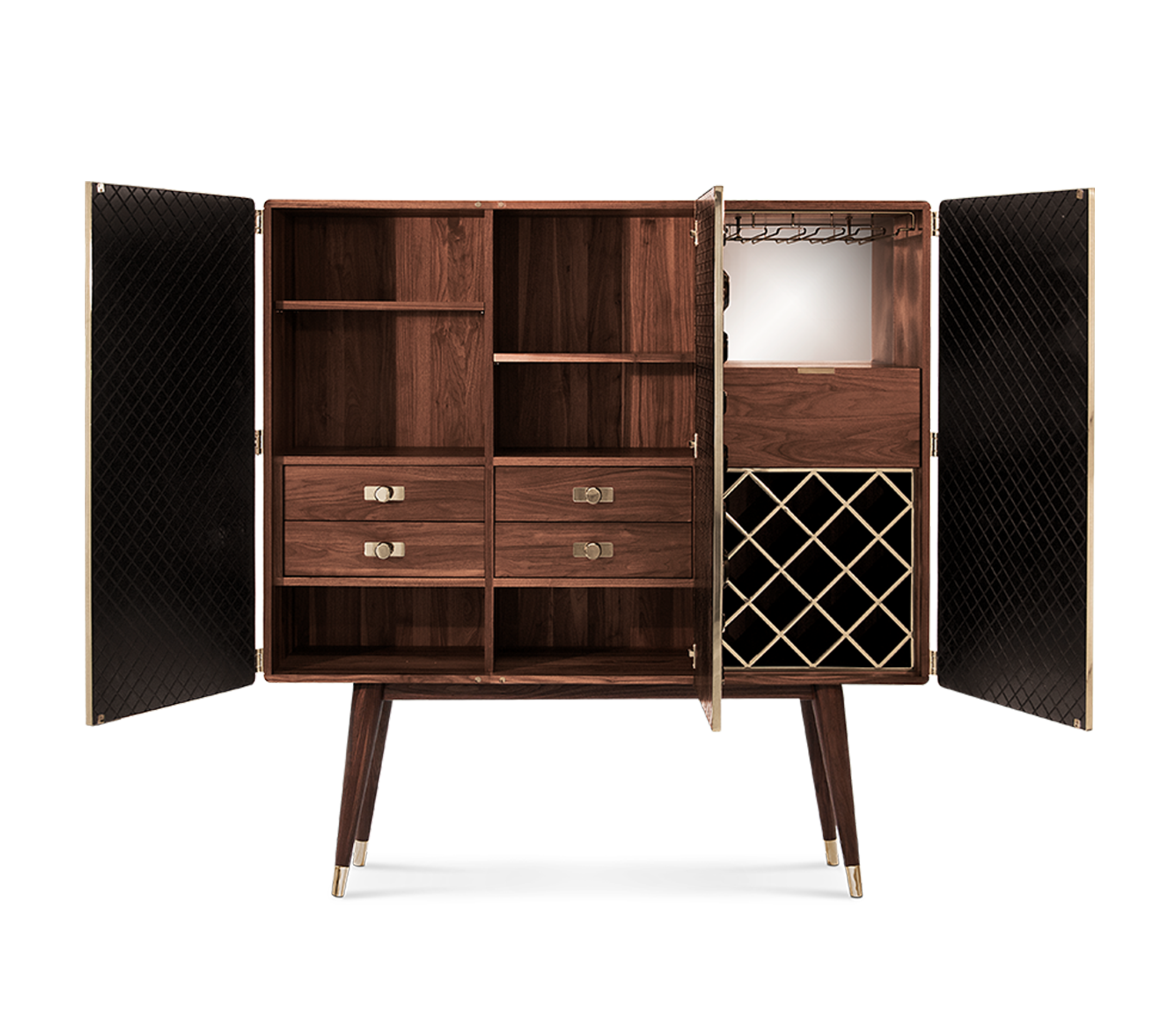 Барный шкаф MONOCLES CABINET, дизайн Boca do Lobo