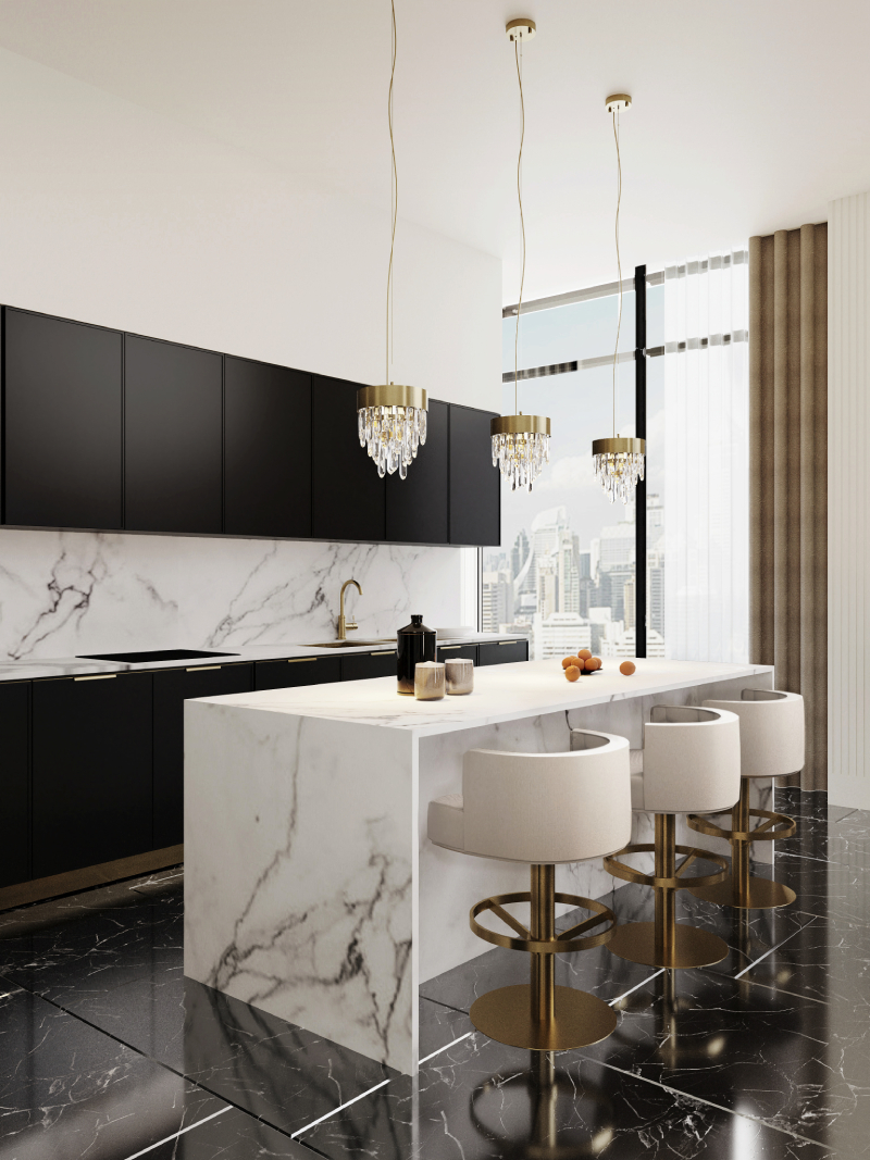 Барный стул BOURBON II от BRABBU, дизайн Boca do Lobo