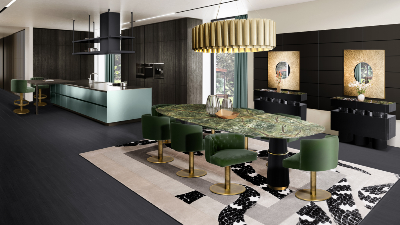 Барный стул BOURBON II от BRABBU, дизайн Boca do Lobo