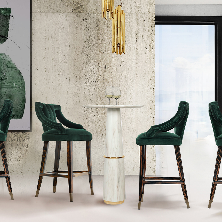 Барный стул CAYO от BRABBU, дизайн Boca do Lobo