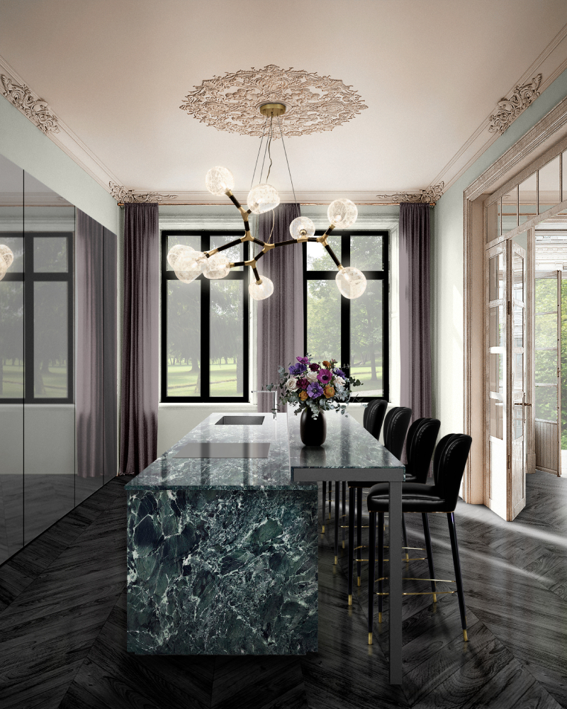 Барный стул DALYAN от BRABBU, дизайн Boca do Lobo