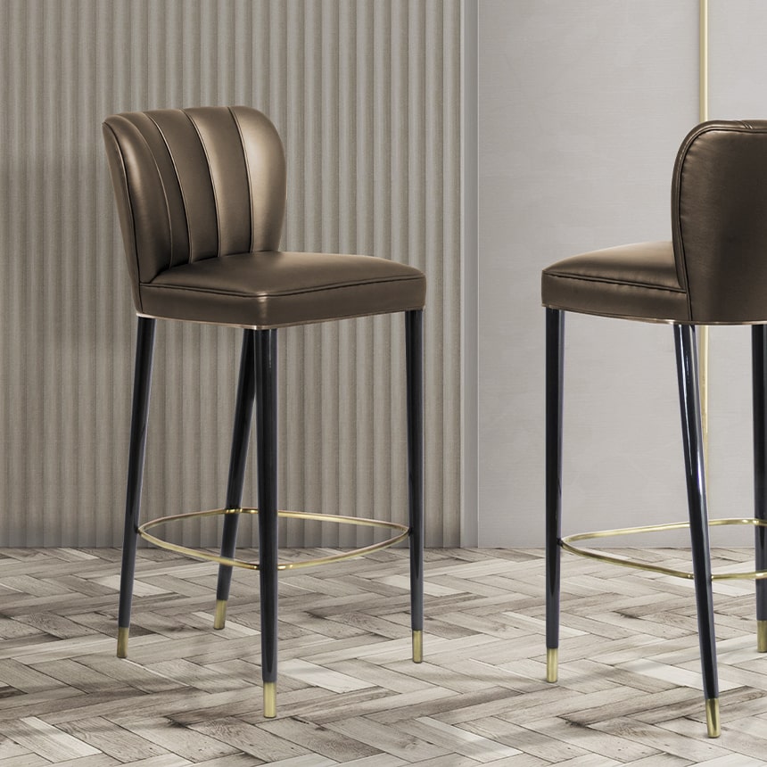 Барный стул DALYAN от BRABBU, дизайн Boca do Lobo