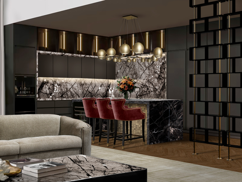 Барный стул DUKONO от BRABBU, дизайн Boca do Lobo