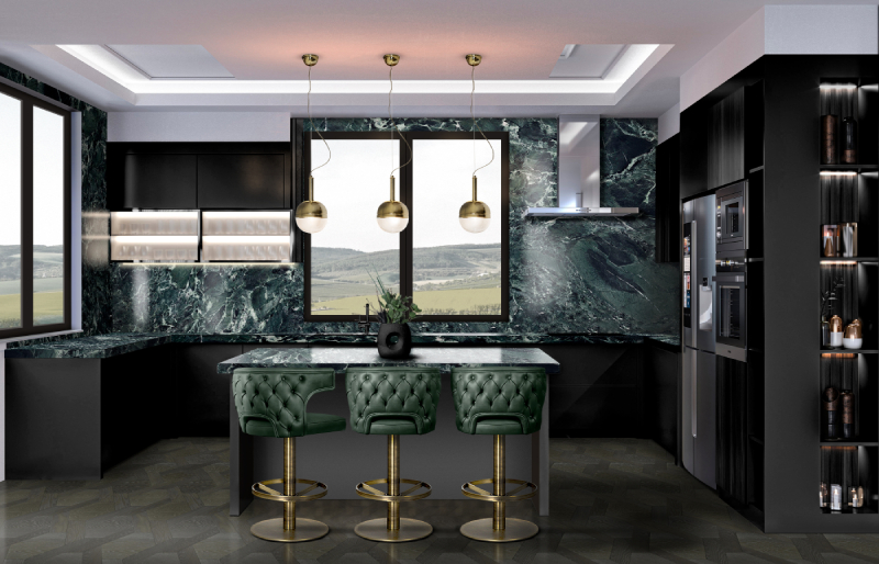 Барный стул KANSAS II от BRABBU, дизайн Boca do Lobo