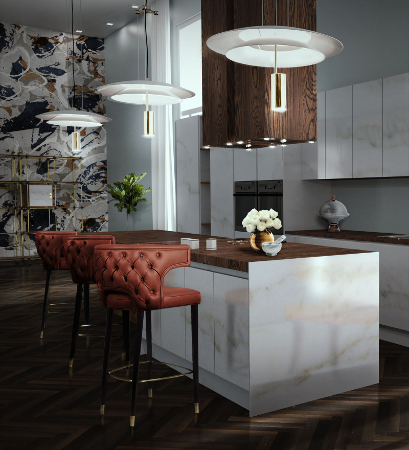 Барный стул KANSAS от BRABBU, дизайн Boca do Lobo