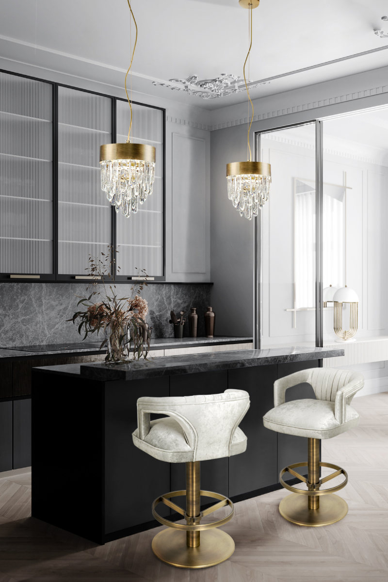 Барный стул KAROO II от BRABBU, дизайн Boca do Lobo