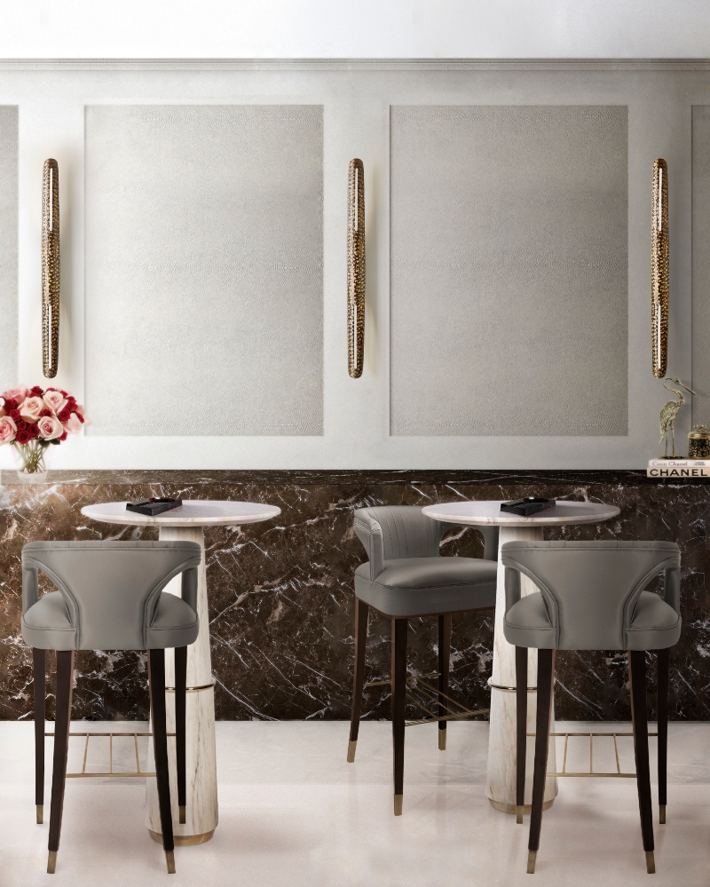 Барный стул KAROO от BRABBU, дизайн Boca do Lobo