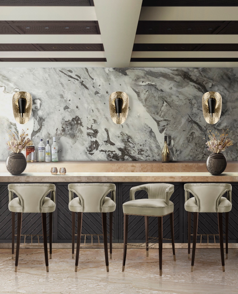 Барный стул KAROO от BRABBU, дизайн Boca do Lobo