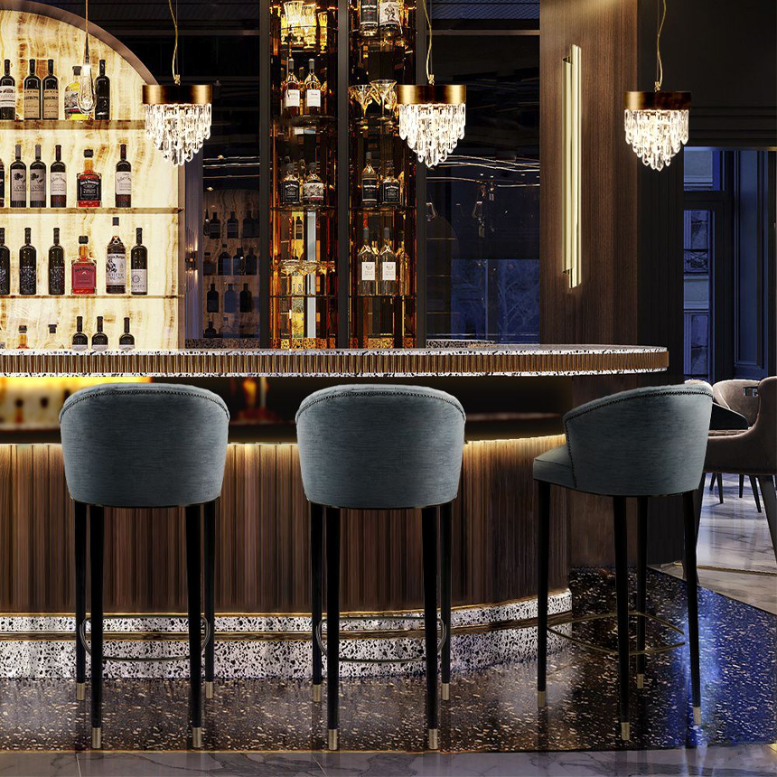 Барный стул NUKA от BRABBU, дизайн Boca do Lobo