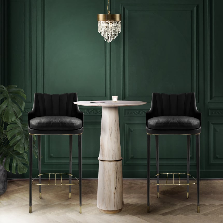 Барный стул PLUM от BRABBU, дизайн Boca do Lobo