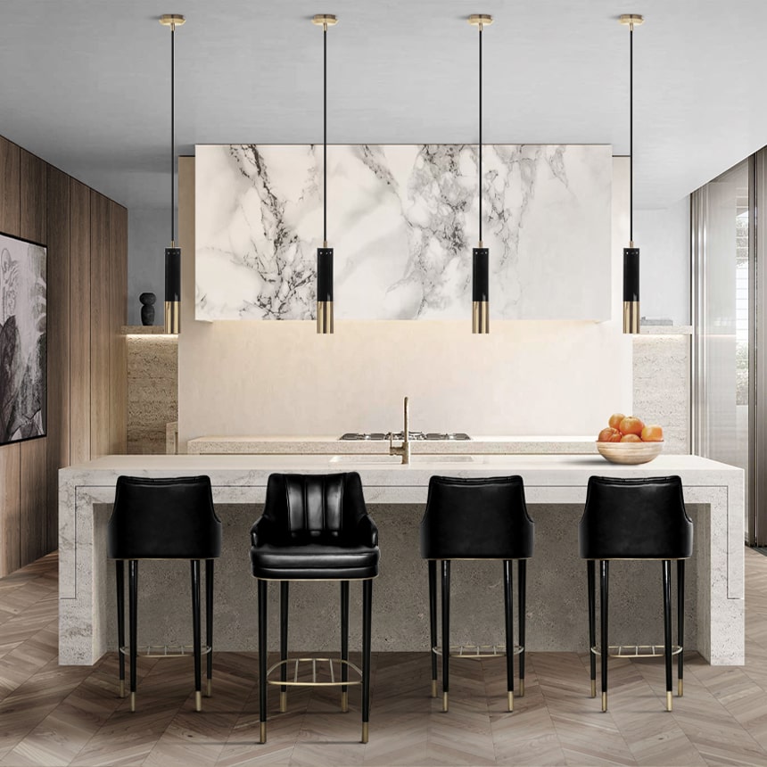 Барный стул PLUM от BRABBU, дизайн Boca do Lobo