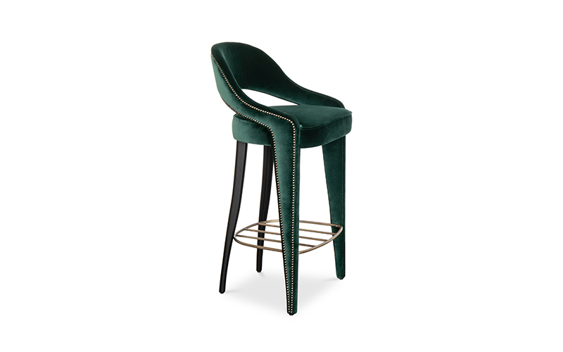 Барный стул TELLUS от BRABBU, дизайн Boca do Lobo