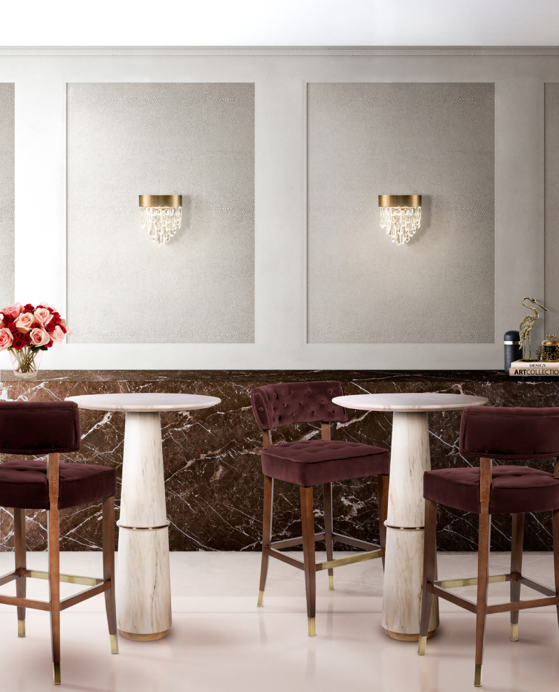 Барный стул ZULU от BRABBU, дизайн Boca do Lobo