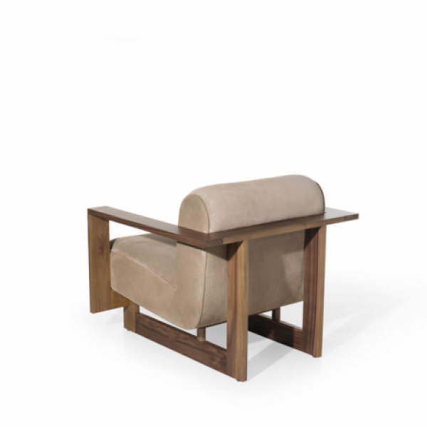 Кресло в стиле hi -tech, дизайн Vladimir Kagan, Cubist Lounge Chair