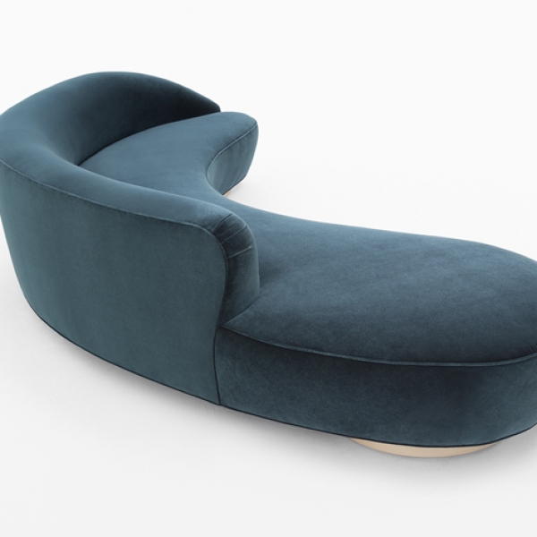 Диван Free Form Curved Sofa with Arm, дизайн Vladimir Kagan