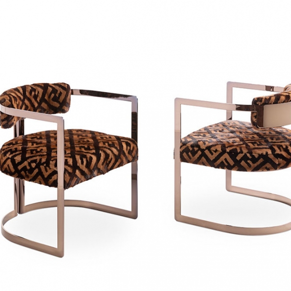 Кресло BRIGITTE FUR ARMCHAIR, дизайн Fendi Casa