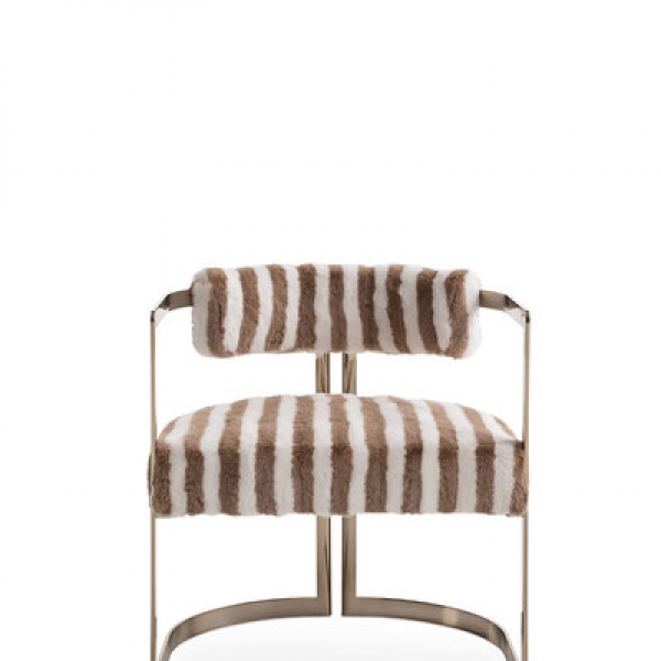 Кресло BRIGITTE FUR PEQUIN ARMCHAIR, дизайн Fendi Casa