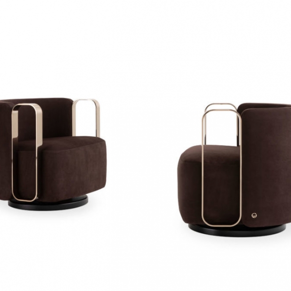 Кресло Kelly Bracelet Armchair, дизайн Fendi Casa