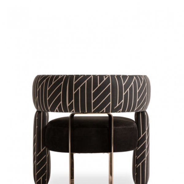 Кресло MARGARET BRACELET ARMCHAIR, дизайн Fendi Casa