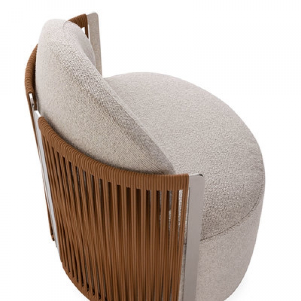 Кресло THEA LOUNGE ARMCHAIR, дизайн Fendi Casa