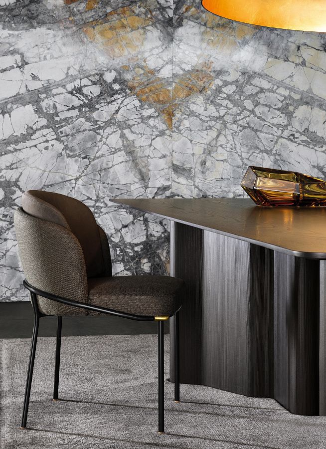 Полукресло Fil Noir, дизайн Minotti