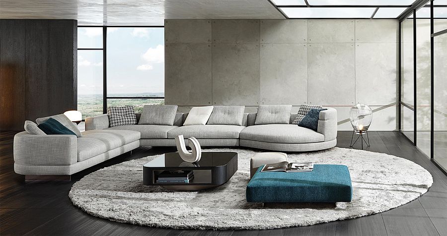 Диван Alexander, дизайн Minotti