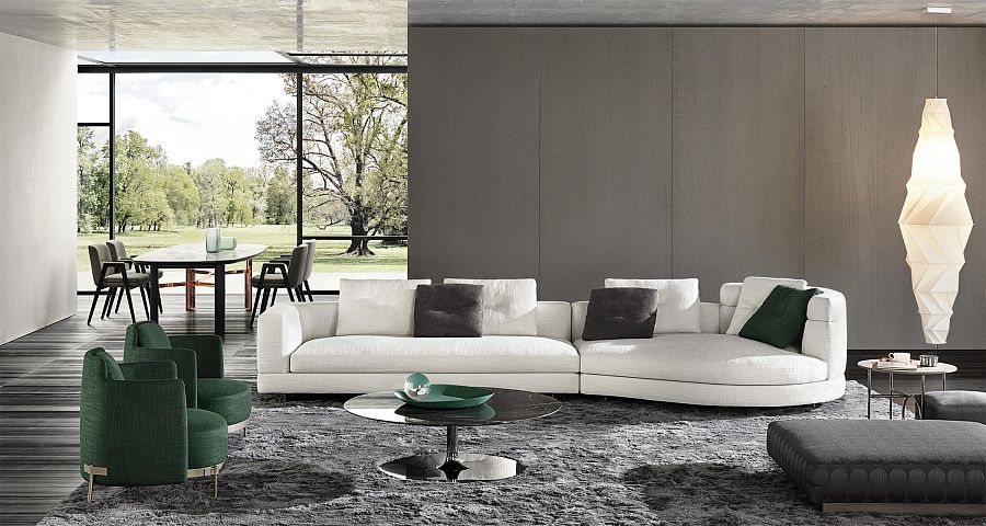 Диван Alexander, дизайн Minotti