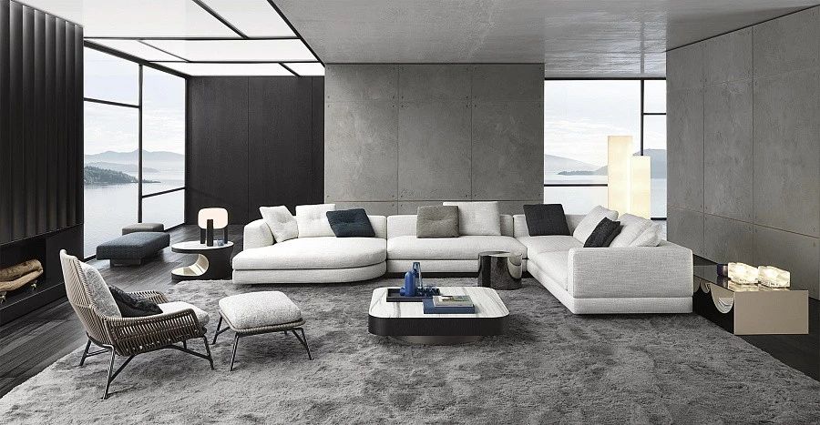 Диван Alexander, дизайн Minotti