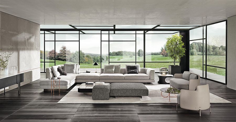 Диван Alexander, дизайн Minotti