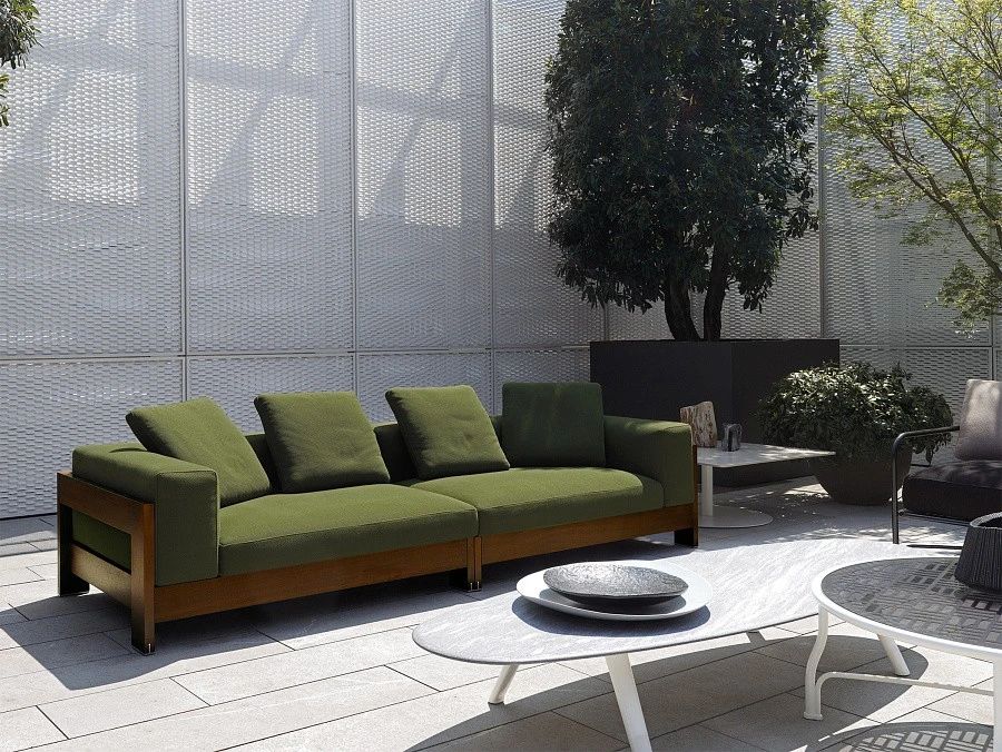 Диван Alisoni, дизайн Minotti
