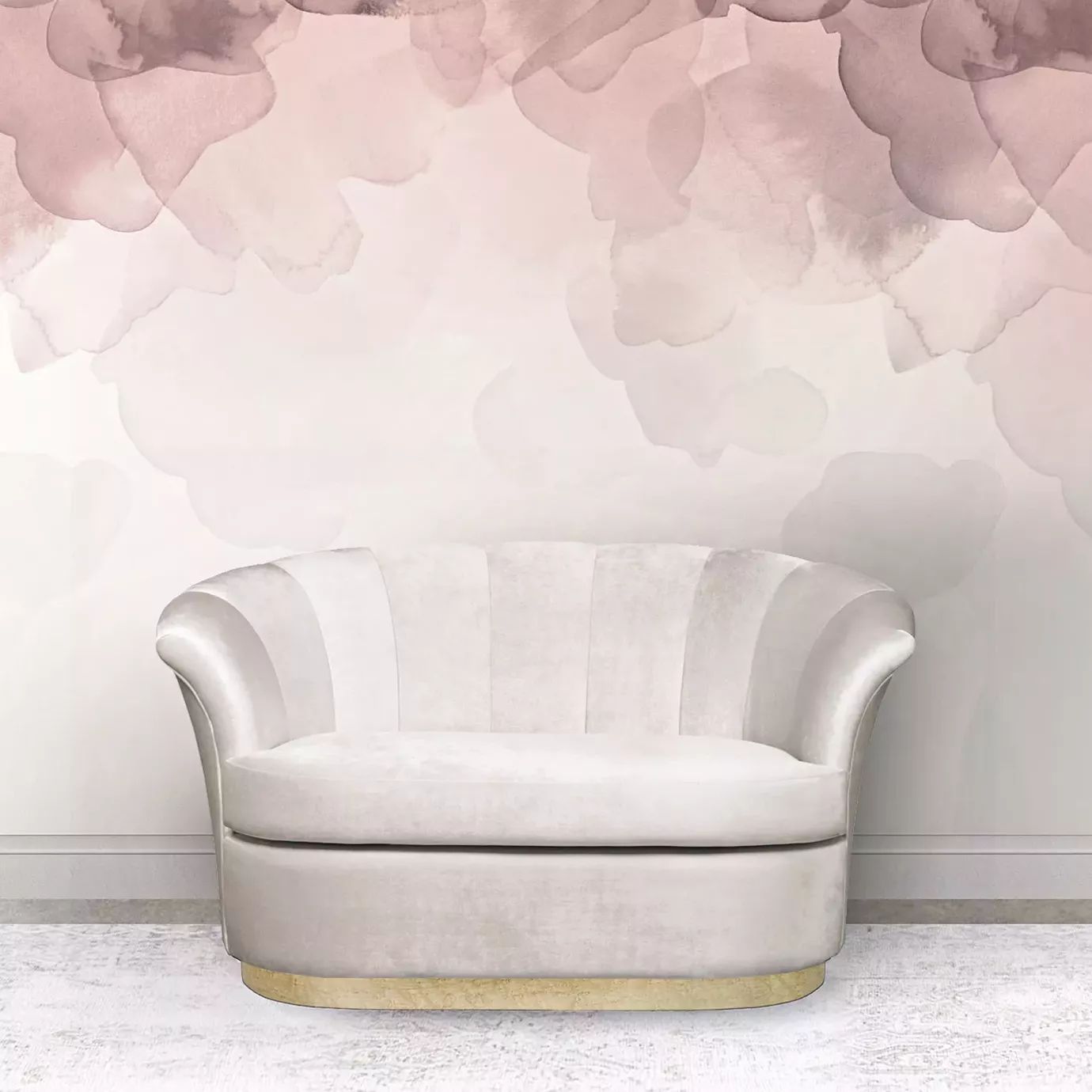 Диван Besame Metal Base от KOKET, дизайн Boca do Lobo