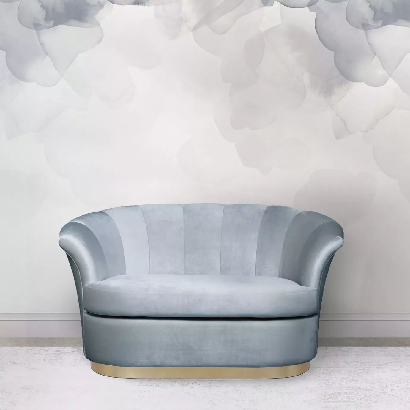 Диван Besame Metal Base от KOKET, дизайн Boca do Lobo