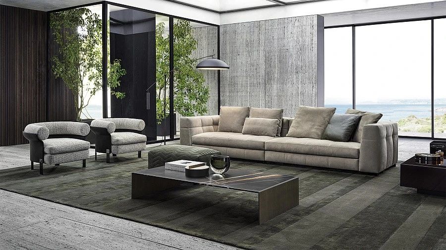 Диван Blazer, дизайн Minotti
