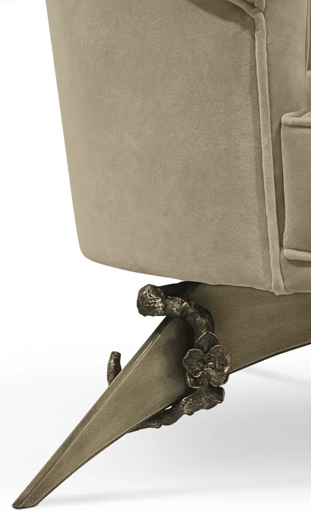 Диван Colette Floral Metal от KOKET, дизайн Boca do Lobo