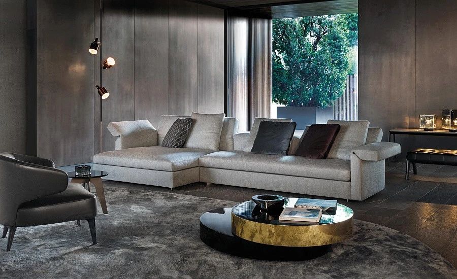 Диван Collar, дизайн Minotti
