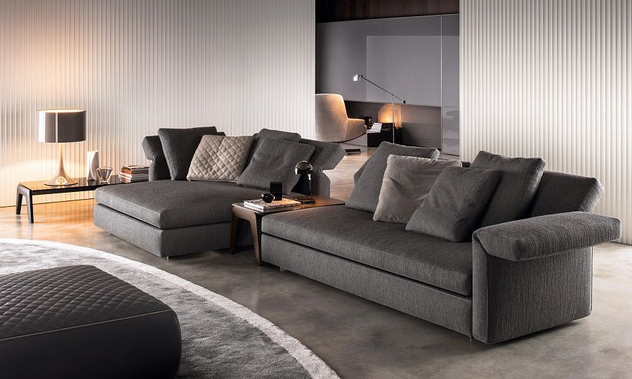 Диван Collar, дизайн Minotti