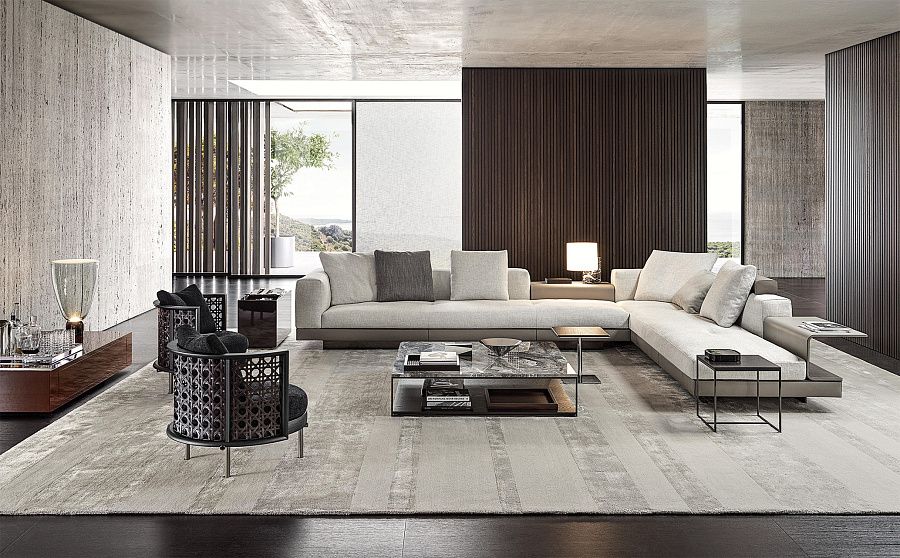Диван Connery, дизайн Minotti