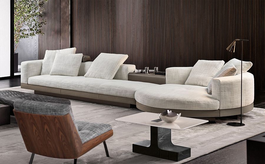 Диван Connery, дизайн Minotti