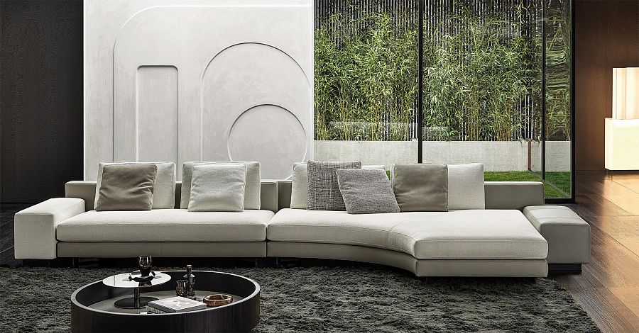 Диван Daniels, дизайн Minotti
