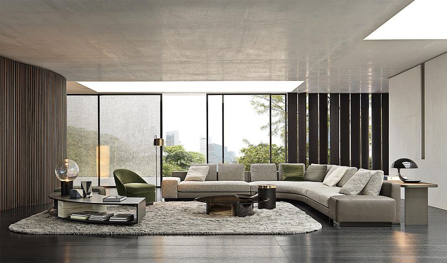 Диван Daniels, дизайн Minotti