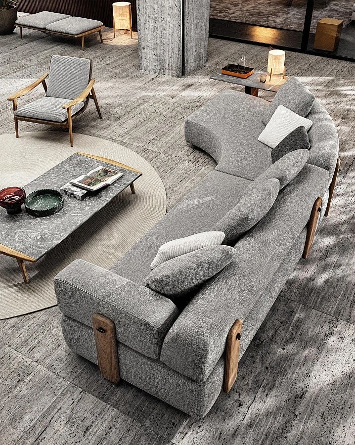 Диван Florida, дизайн Minotti
