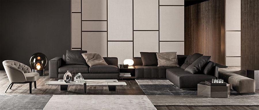 Диван Freeman, дизайн Minotti