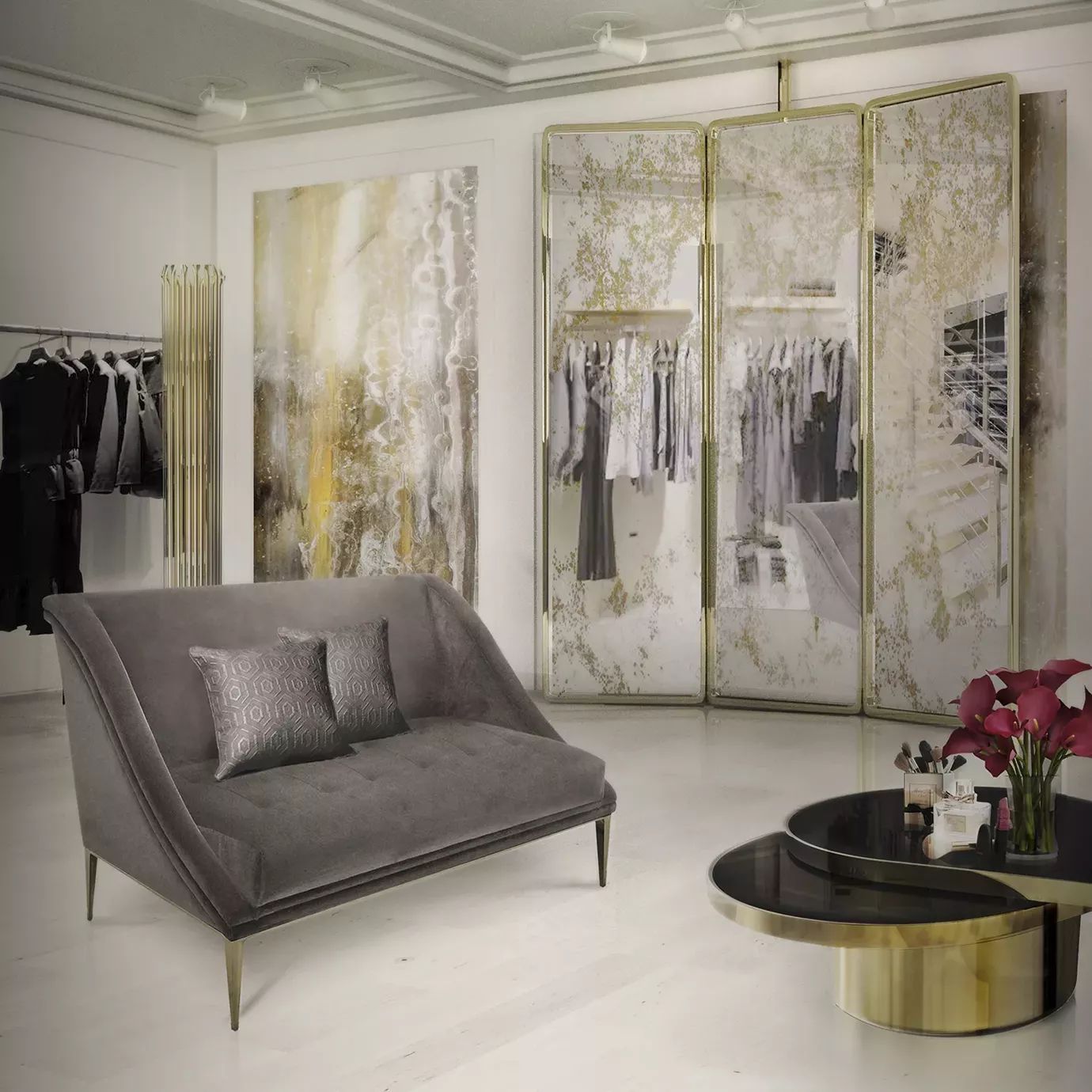 Диван Geisha от KOKET, дизайн Boca do Lobo